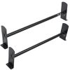 VEVOR Van Roof Ladder Rack, 2 Bars Alloy Steel Roof Racks, 500 LBS Capacity Rain-Gutter Roof Rack, Adjustable Length 35.8"-57.5"