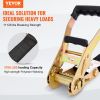 VEVOR Ratchet Tie Down Straps (4PK), 11128 lb Break Strength, Double J Hook Includes 4 Premium 2" x 8' Rachet Tie Downs with Padded Handles