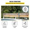 VEVOR Van Roof Ladder Rack, 2 Bars, 331 LBS Capacity, 52"-63.8" Adjustable Steel Roof Rack Cross Bar with Ladder Stoppers, Fit Vans with Rain Gutters