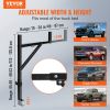 VEVOR Truck Rack, 19-34inch Extendable Truck Ladder Rack, 38.6"-43.6" Adjustable Height, 250 lbs Capacity Steel Ladder Rack for Truck